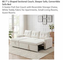 Sherpa Comfy Sofa (Brand New)