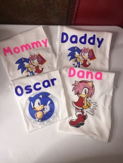 Playeras personalizadas sonic sales
