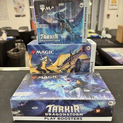 Magic The Gathering Tarkir Dragonstorm Collector Play Booster Bundle Commander Deck