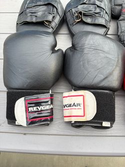 Boxing gloves for sale.