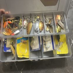 Plano Box 3510 Phantom Full Of Fresh Water Trout Fishing Spinners Spoons