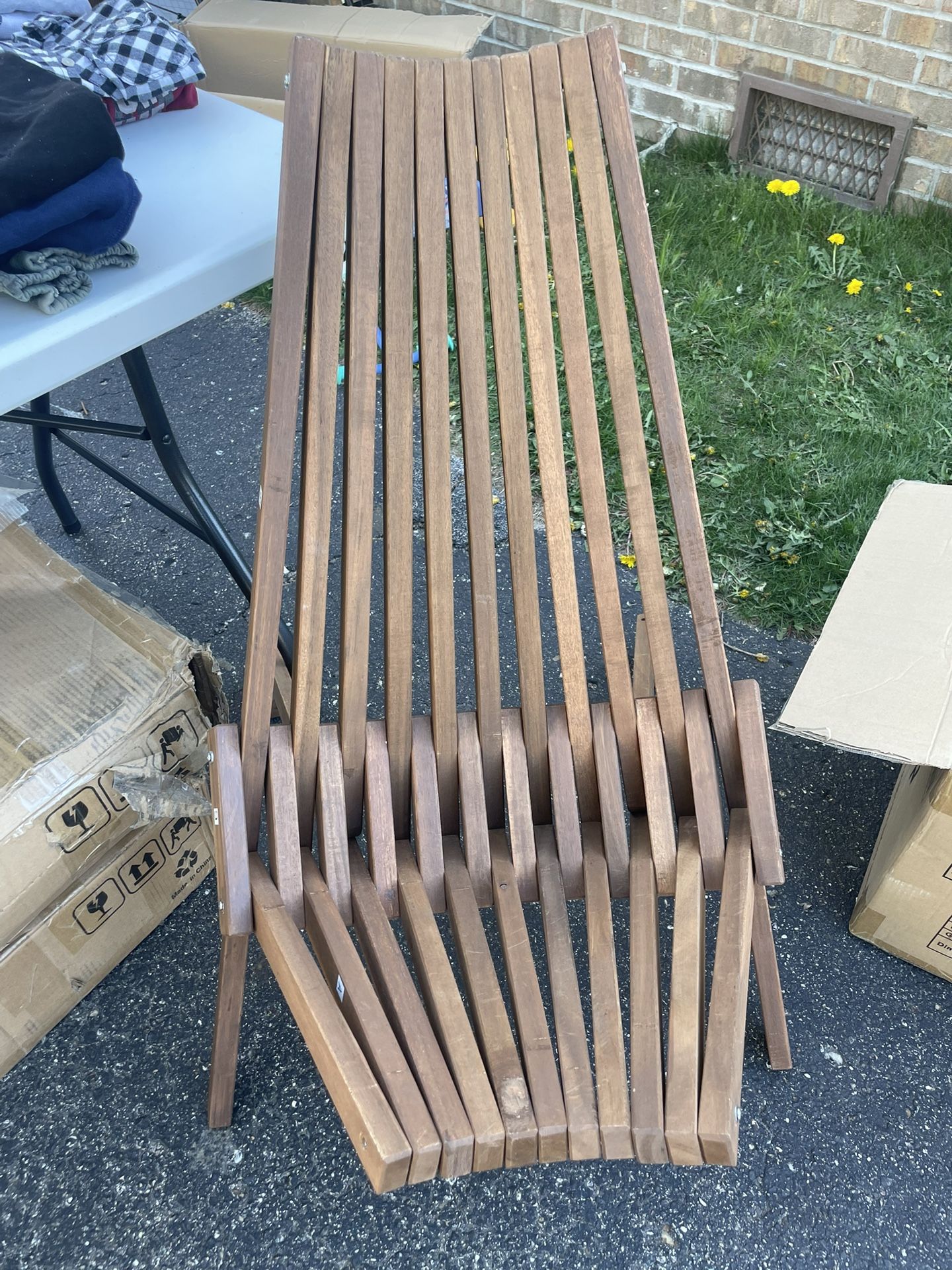 Wood Folding Chair