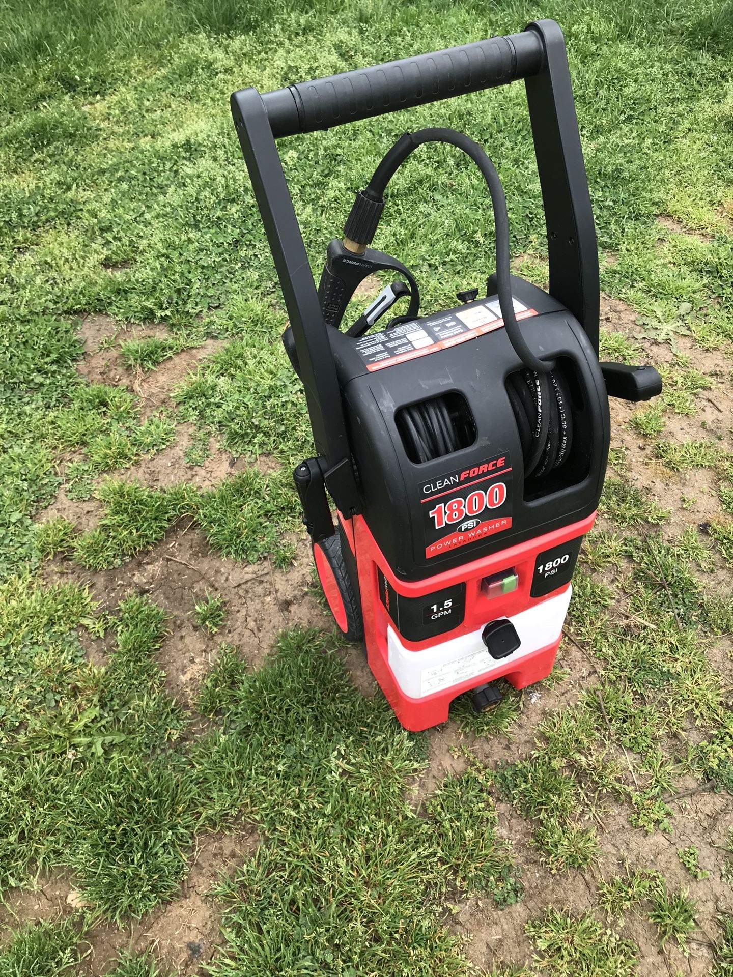 Clean force 1800 psi 2024 power washer price