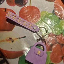 Purple Keychain 