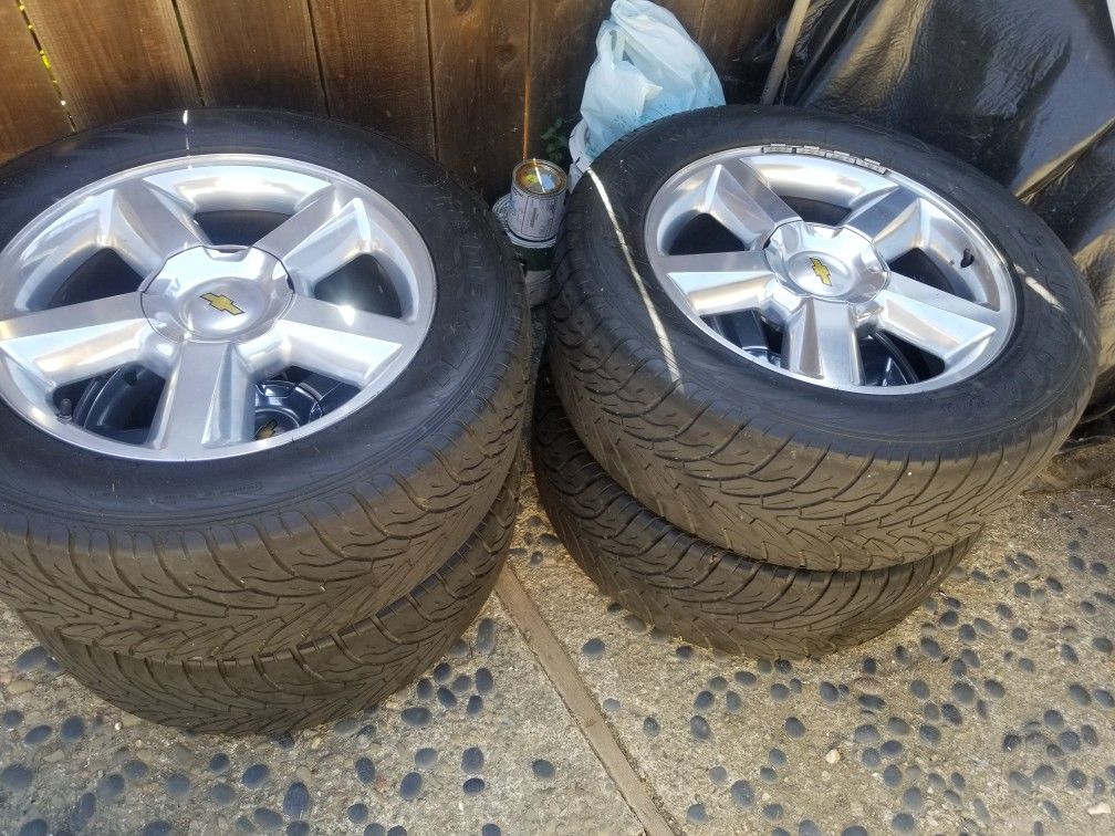 Factory 20 inch Chevrolet ltz wheels