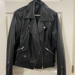 Faux Leather Jacket SIZE M