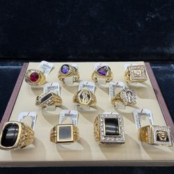 10k To 14k Men’s Gold Rings 