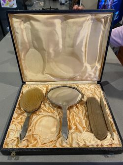Antique Vanity Brush Set 