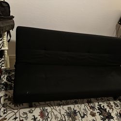 Black ikea Futon Sofa