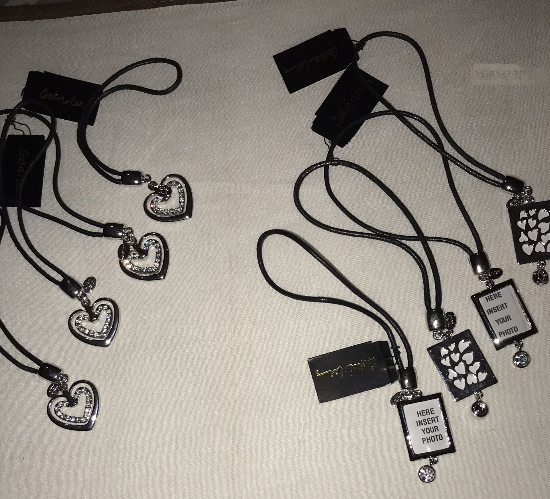 Cookie Lee Heart And Photo Purse Charms Or Keychains 