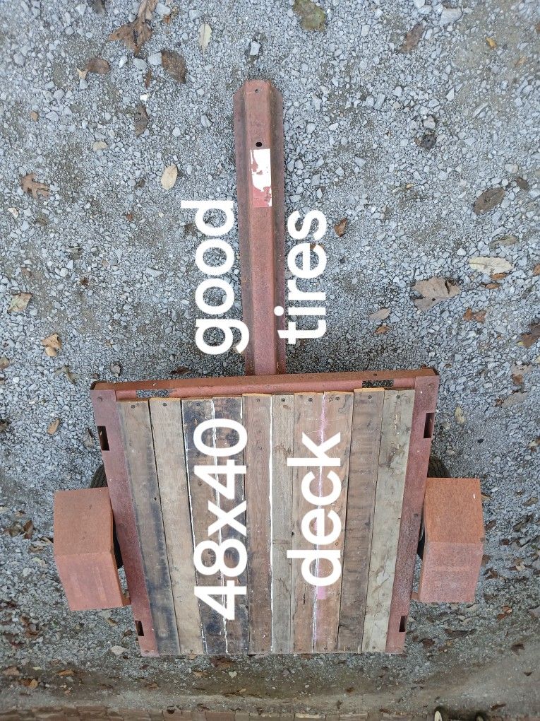 Utility Trailer 48x40 Deck, Good Tires, Ready To Go