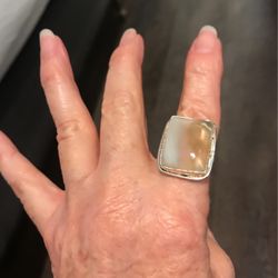 Cool AGATE STERLING RING
