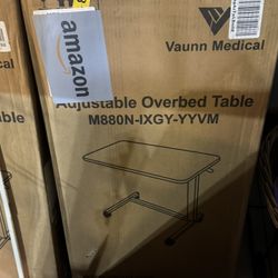 NEW Over The Bed Adjustable Table