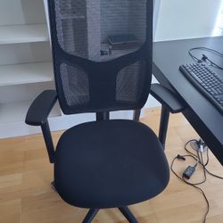 Office Chair - WorkPro 4000 ergonomic mesh/fabric high-back office chair