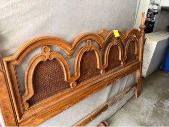 King Head Board, mattress and box spring