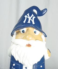 Vtg 2011 New York Yankees Baseball NBL Garden Stumpy Gnome 7" Tall Yard Decor
