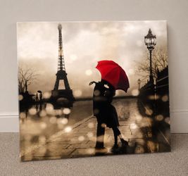 Large Paris Canvas Wall Art – Eiffel Tower