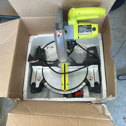 Miter Saw With Laser