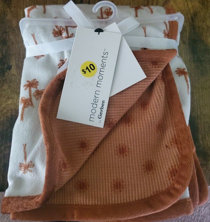Gerber Palm Tree Baby Blanket