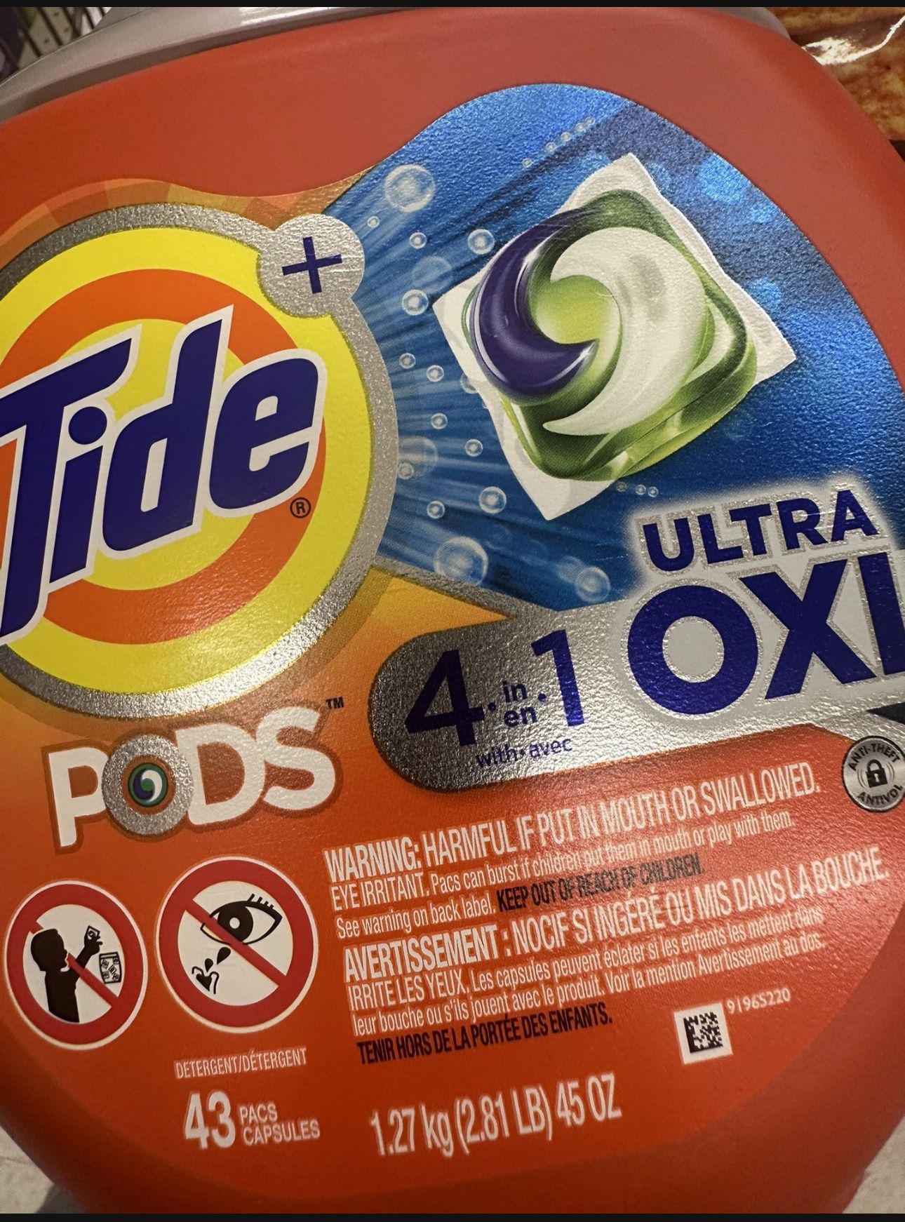 Laundry Detergent Pods 
