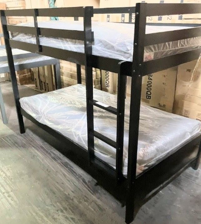 Used Black Twin Bunk Bed (Used 2 Months)