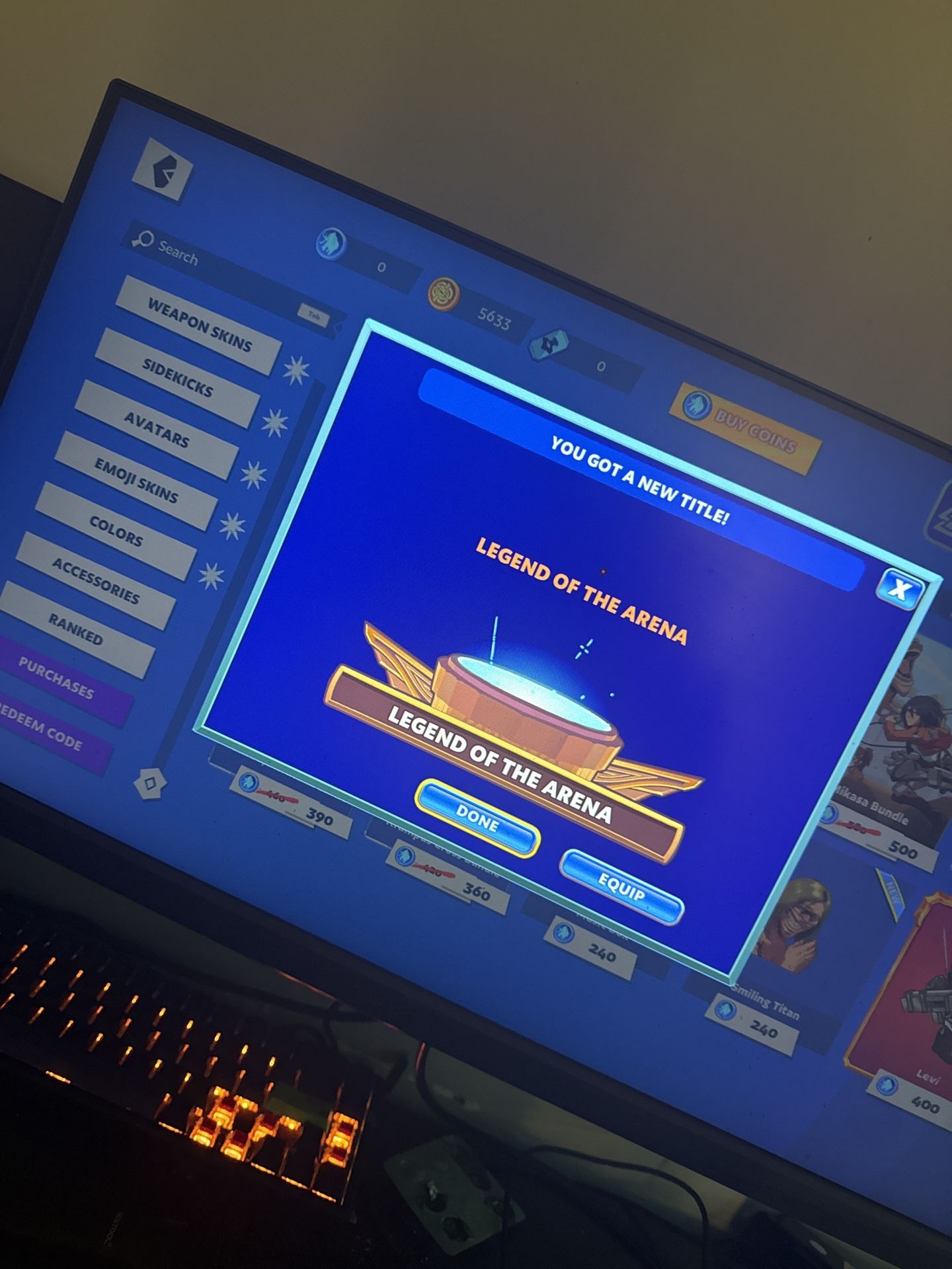 350hz ROG Gaming Monitor (comes With Monitor Arm)