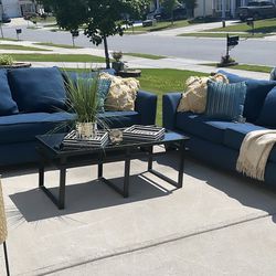 Sofa And Loveseat With Free Coffee Table 