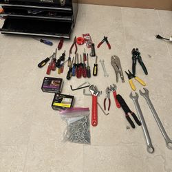 Assorted Tools Plus Toolbox - Moving