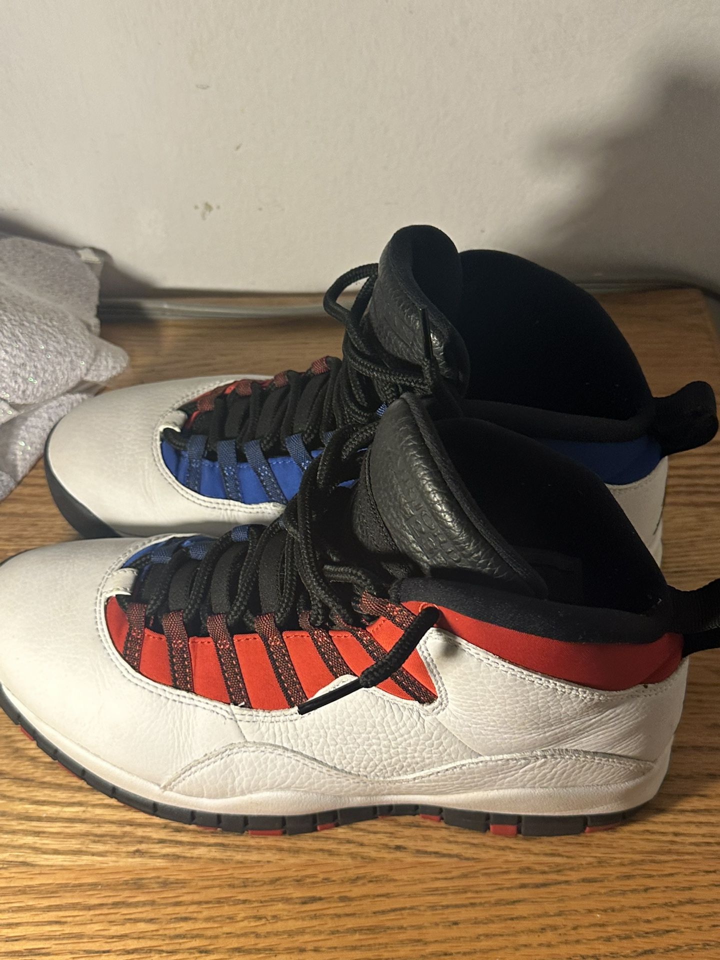 Air Jordan 10 Westbrook Class Of 2006 White Red Black And Blue Size 10 Men s shoes