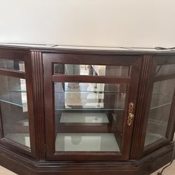 Solid Wood Display Case (with Lights) 