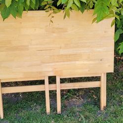 Folding Wood Table 