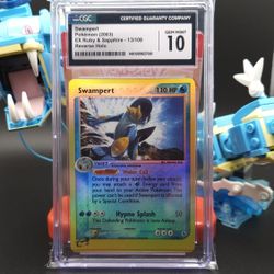 Swampert 2003 CGC 10 Reverse Holo POP 6