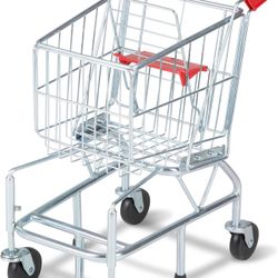 For Toddlers Melissa Doug Metal Shopping Cart Toy Realistic