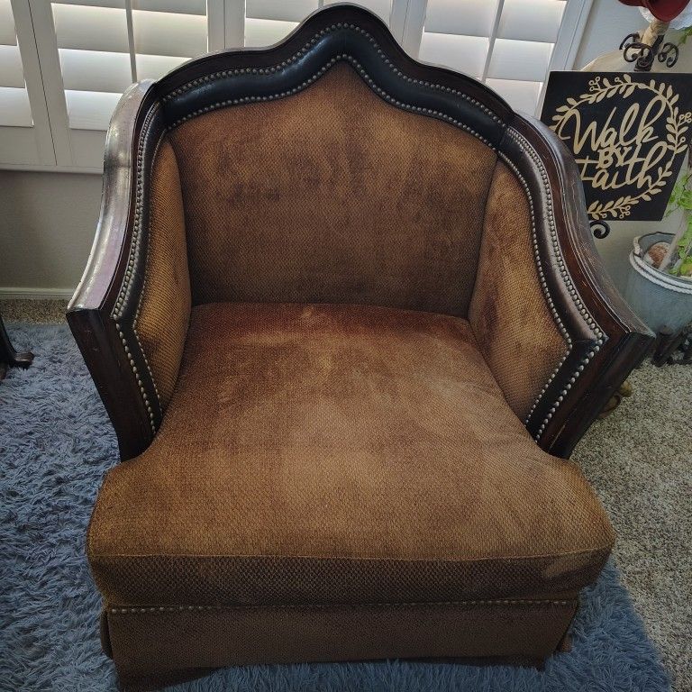 Oversized Studded Chair