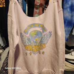 Pink Van Halen Graphic Sweatshirt