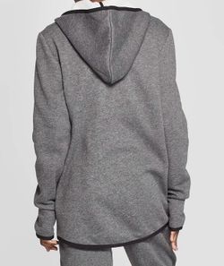 Grey fleece sweatshirt