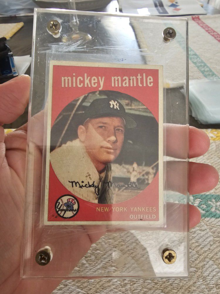 Mickey Mantle '59 Topps Baseball Card 