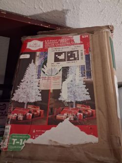 White Christmas Tree