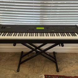 Yamaha S90 88 Weighted Key Piano Synthesizer With Stand