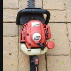 Hedge trimmer one tooth is broken. It was great last year when I put it away for storage this year. It will not start needs carb work.