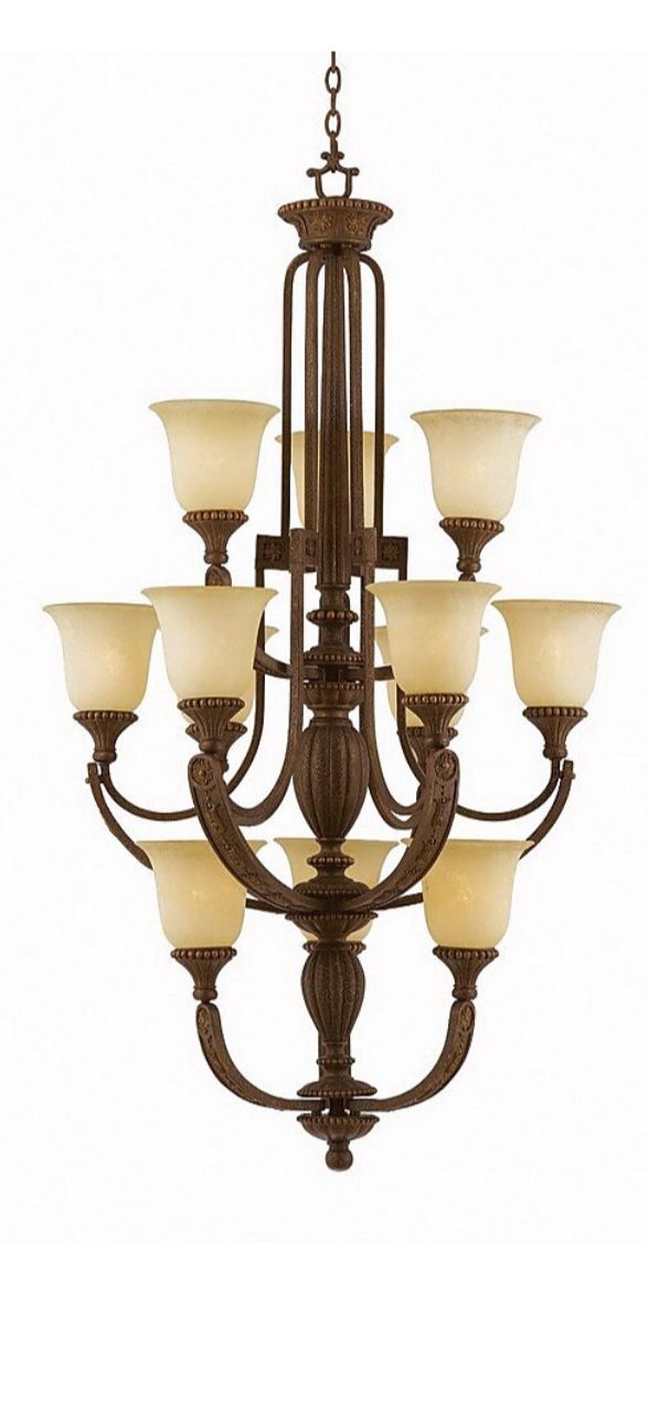 Brand New TriArch Chandelier