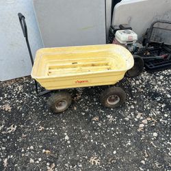 Vigoro Dumping Garden Cart - 1,000lb. Capacity