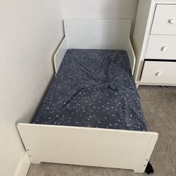 Toddler bed + mattress $80