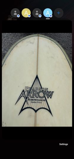 9ft 3in Pearson Arrow Twin Fin Surfboard