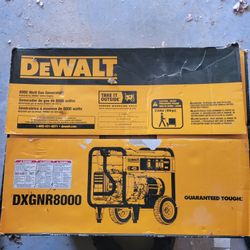 Dewalt 8000 Watt GAS powered Generator