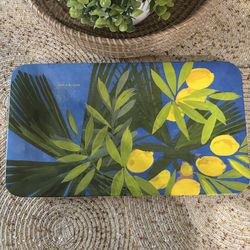 Isabelle De Borchgrave Lemon Serving Tray Melamine