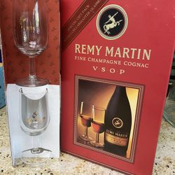 Remy Martin fine champagne cognac glasses