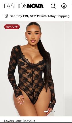 Black long Sleeve Lace women top