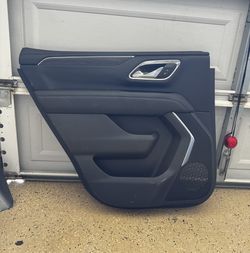2021-2024 GM Door Trim Panel Rear LH Chevy Tahoe GMC Yukon Black