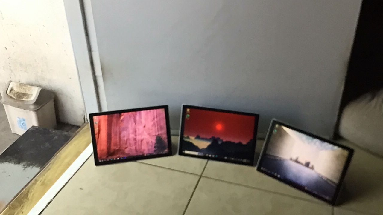 missing charger Three Surface Pro 4 / 128gb SSD 4gb Ram Sale as is